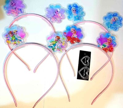cod.amsa 3626 vinchas flor inyectadas con brillos c/u
