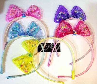 cod.amsa 3608 vinchas con moños brillos c/u.
