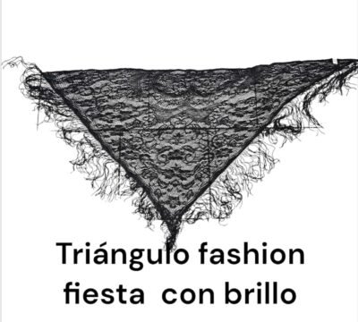 de fiesta fashion con brillo negro
