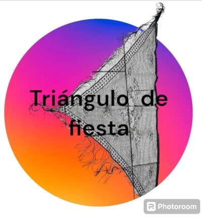 triangulo de fiesta negro