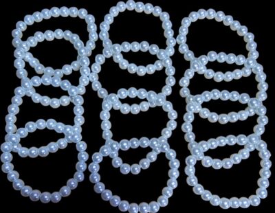 pulseras con perlas x docena