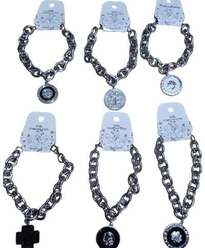 PULSERAS DE ACERO QUIRÚRGICO