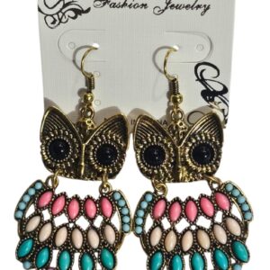 cod amsa 2037 aros con stras mostacillas y piedras buo.