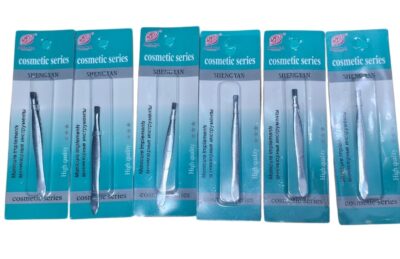 pinzas de depilar 8 cm pack x12