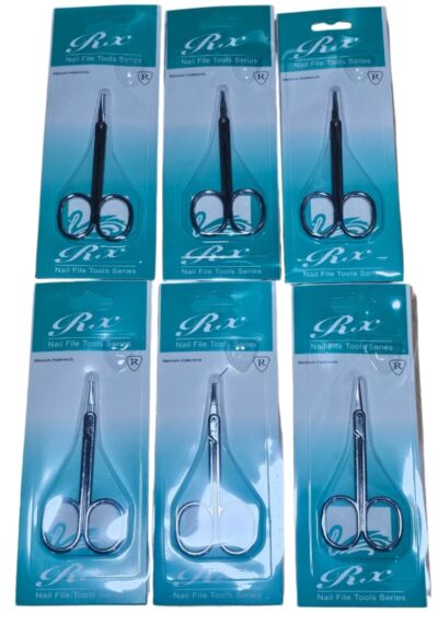 tijeras x 9cm paquete x 12 uni.
