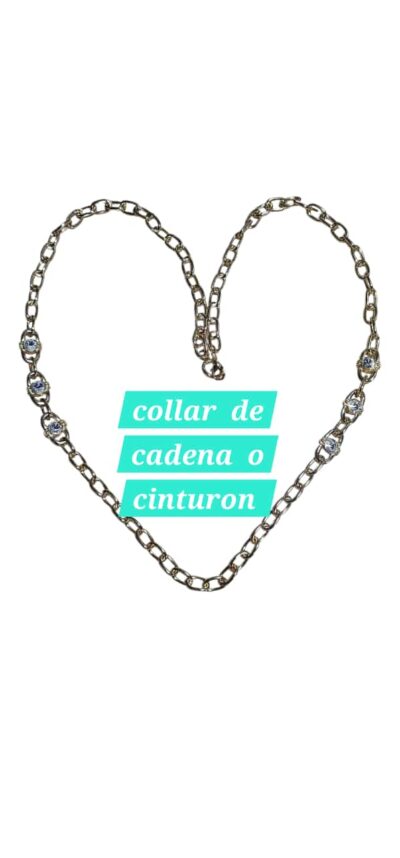 collar de cadena o cinturon