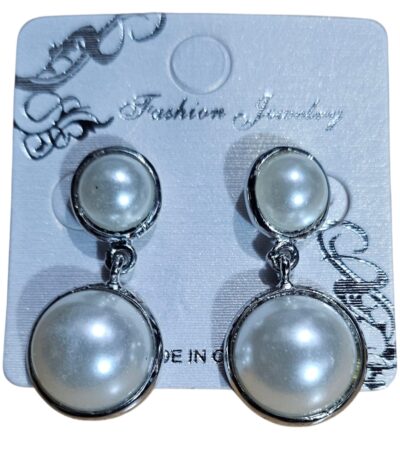 aros con perlas cogantes