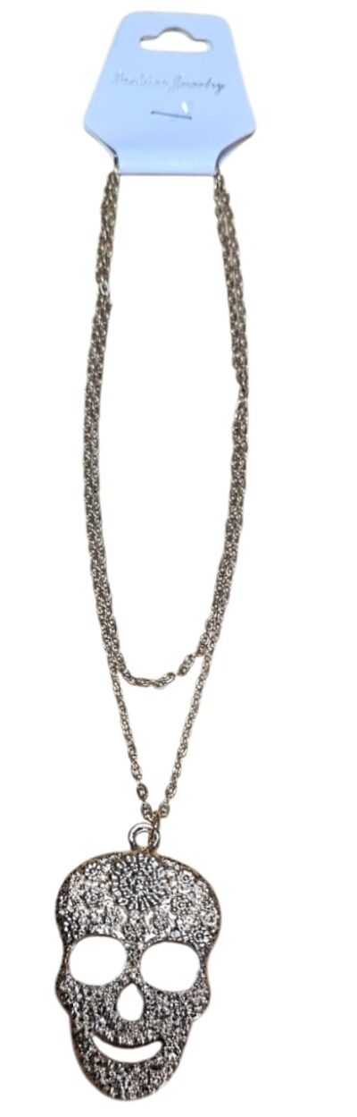 collares cadena calavera