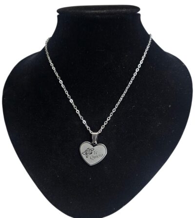 collares con dijes de acero quiruirco