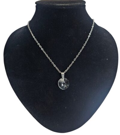 collar con dijes acero cubick