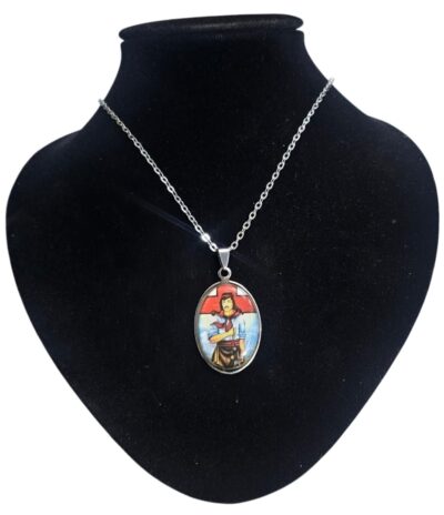 collares con dijes de acero quiruirco