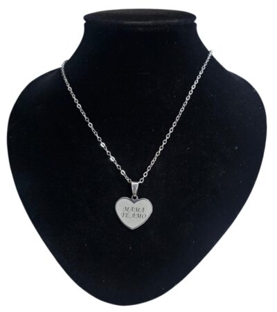 collares con dijes de acero quiruirco