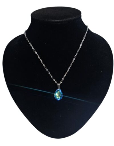 collar con dijes acero cubick