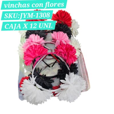 vinchas con flor