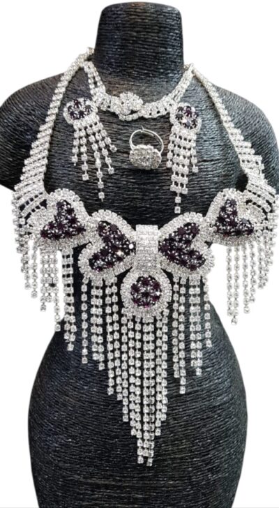 conjunto de collares de estras fantacia finafiestita