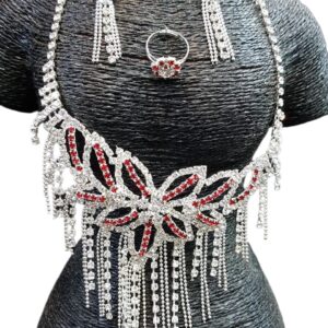 cod amsa 2026-37 conjunto de  collares de estras fantacia fina fiestita