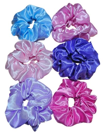 scrunchies raso para el cabello x doc.