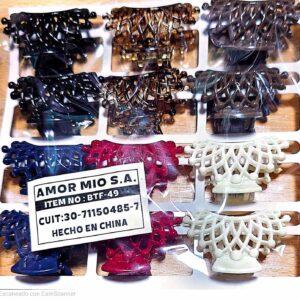 cod amasa 202-49 broches grandes colores paquete x 12