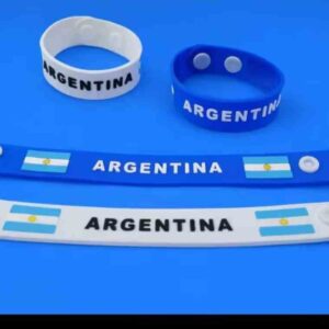 cod amsa 2026-116  pulseras  de  argentina   goma x docena
