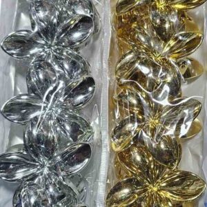 cod amasa 2026-66  broches hawaiianas grandes   cdorados y plateados  paquete x 12