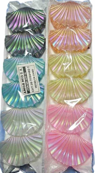 broches ostras paquete x 12