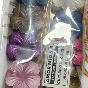 cod amsa 2026-08 broches  flor   paquete x 12