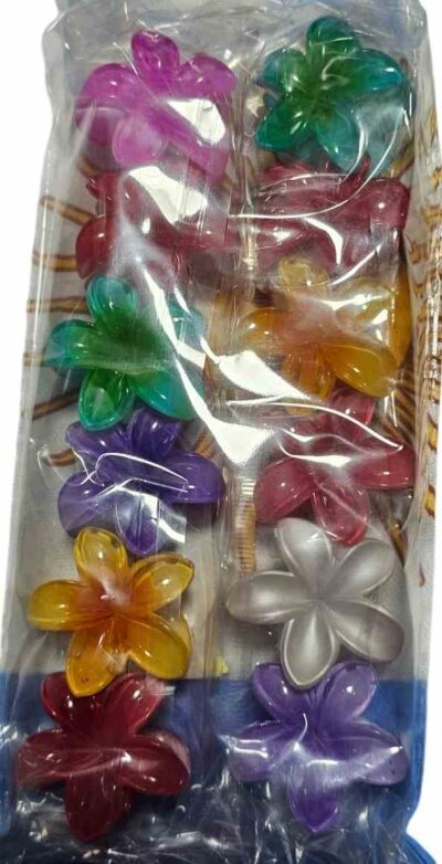 broches hawaiianas chicas paquetes x 12