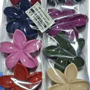 cod amasa 2026-55 broches hawaiianas grandes colores paquete x 12