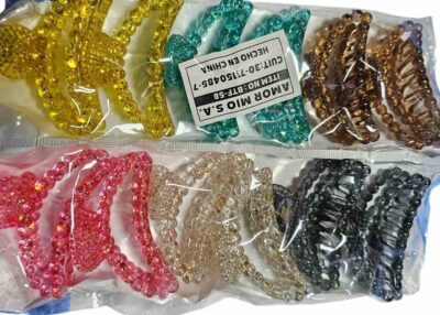 broches grandes paquetes x 12