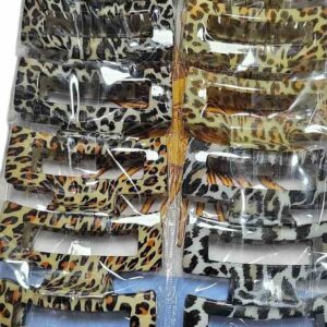 cod amasa 2026-97  broches   leopardo paquete x 12