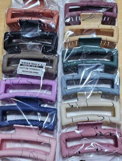 broches grandes colores paquete x 12