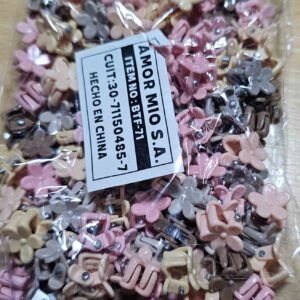 cod amasa 2026-71 mini broches coloree pasteles x 50 unidades paquete
