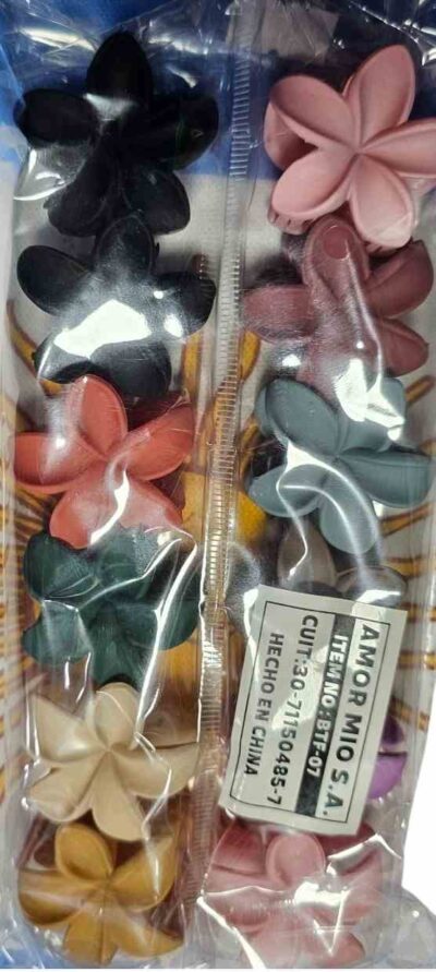 broches hawaiianas chicas paquetes x 12