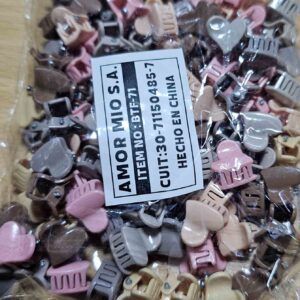 cod amasa 2026-71 mini broches coloree pasteles x 50 unidades paquete