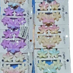 cod amasa 2026-98  broches grandes y  medianos   set x 3 unidades colores   paquete x 12