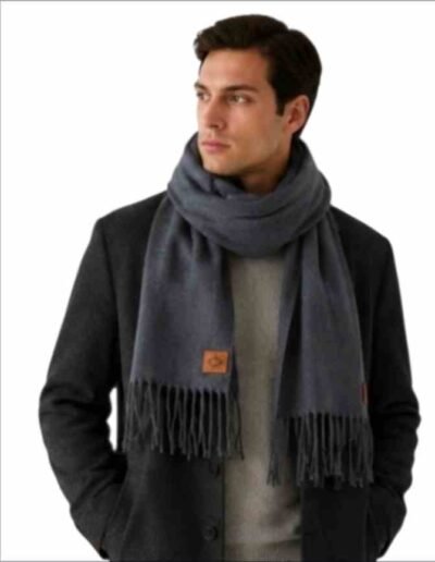 bufandas para hombre medidss 1.80 mt x35cm x uni.