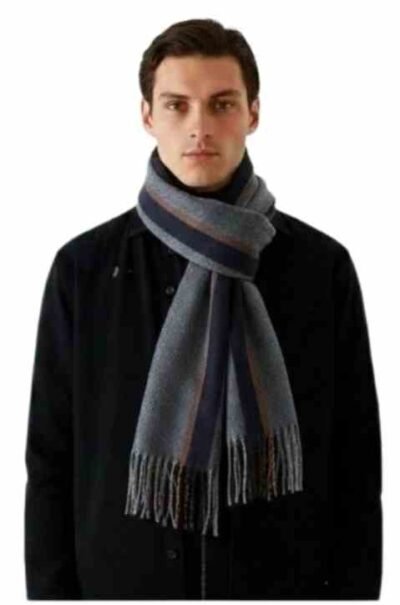 bufandas para hombre medidss 1.80 mt x35cm x uni.