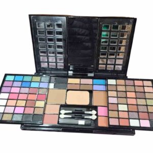 cod amsa  5033 kit de maquillaje super completo 82 colores de sombras  4 rubor 2 de polvo articulable con espejo