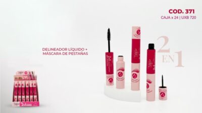 Delineador liquido + Máscara de pestañas